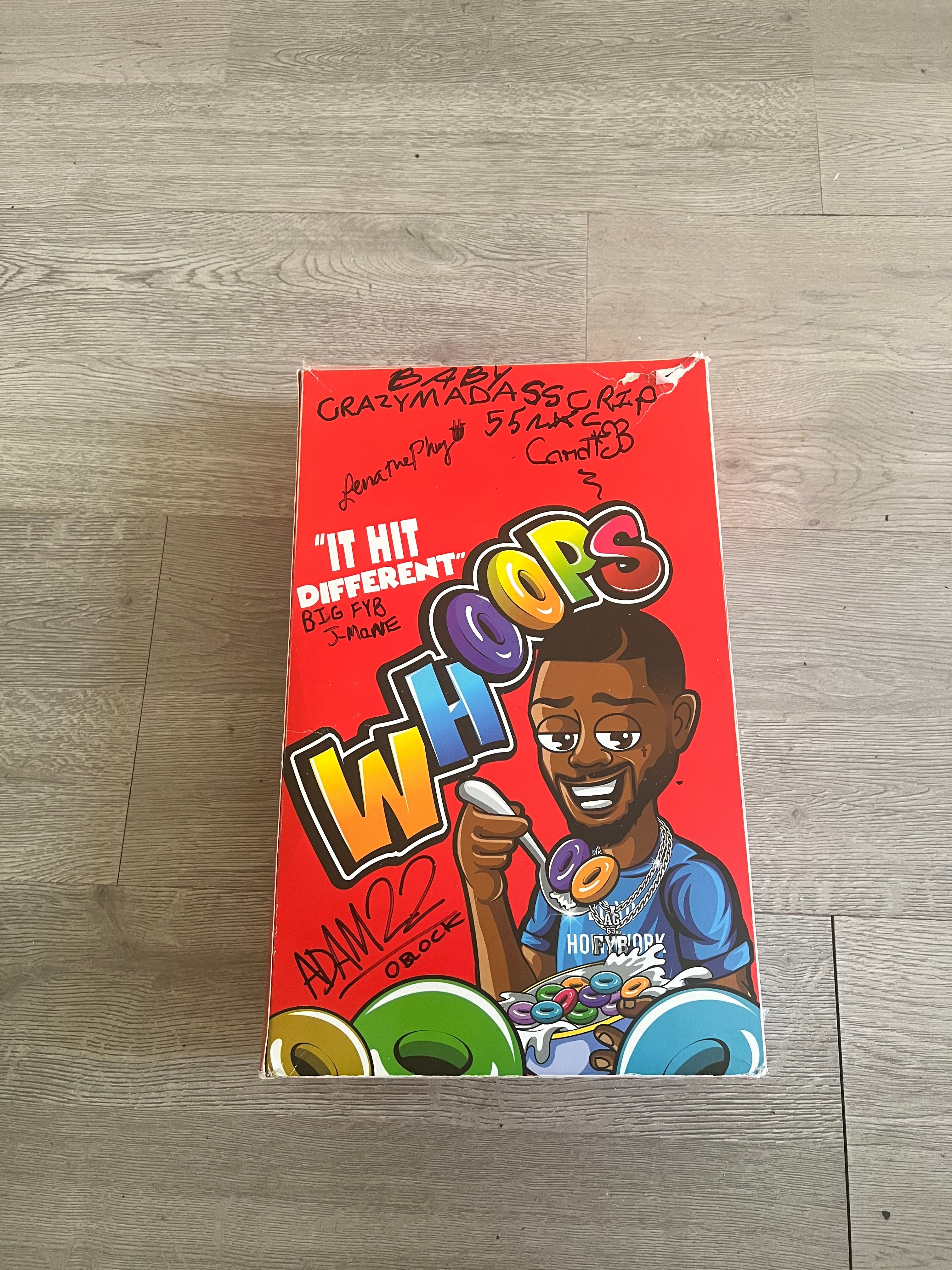 1st Box Of Whoops With Cardi B/FYB J Mane/ Signature – FYB J Mane Whoops